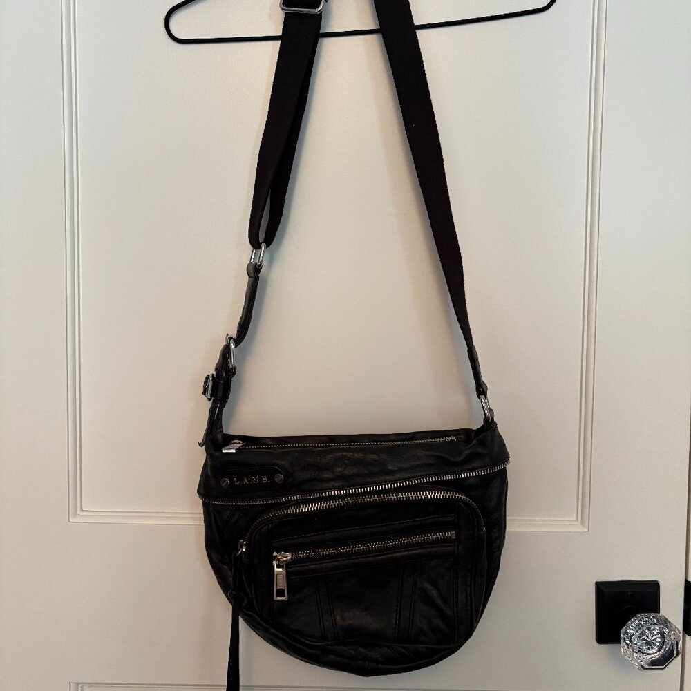 L.A.M.B Leather Crossbody Bag